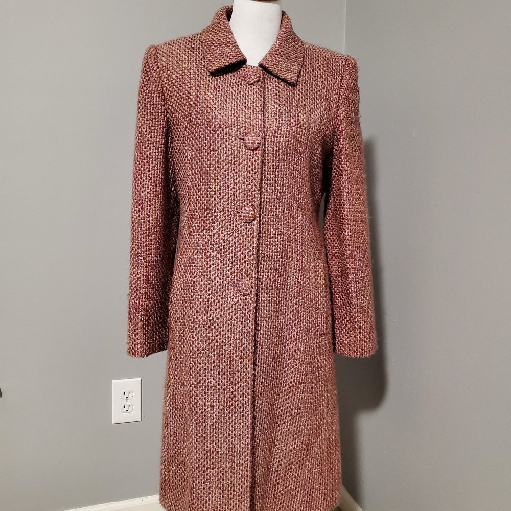 Talbot's women's pink winter pea coat